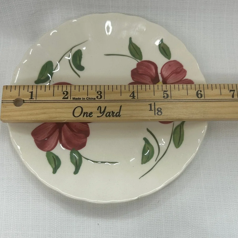 Vintage Blue Ridge Southern Potteries Red Hill Floral 6